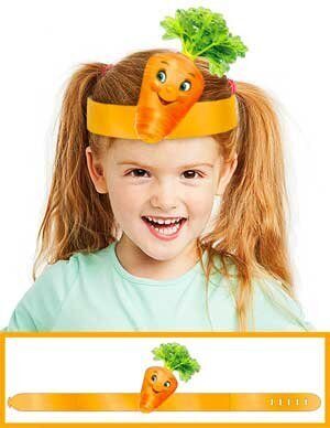 Ободок Dini Kids Морковка (d) купить, цена в интернет магазине игрушек BeSmart